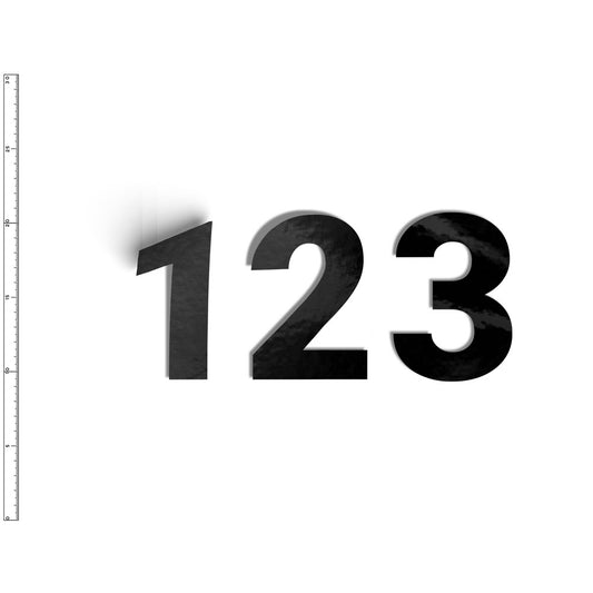 Cut-out numbers (10 cm height)